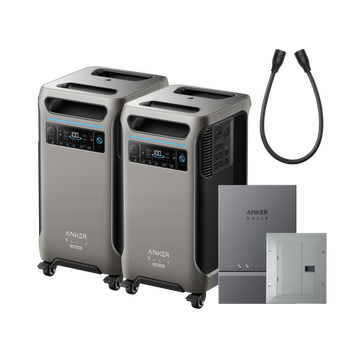 2× Anker SOLIX F3800 Plus + Smart Home Power Kit