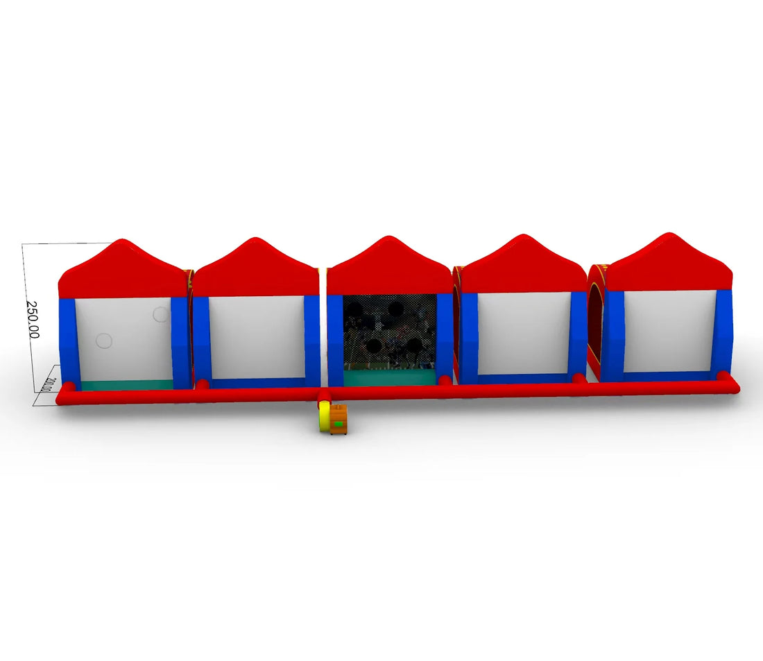 5 in 1 Inflatable Carnival Bundle Sport Games Multi Sports, Axe Throw, Bank a Ball, Football Game, Knock Down, Baseball Game