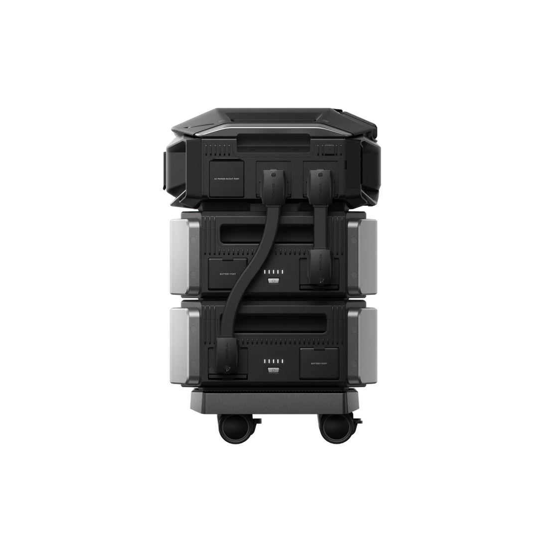 ECO FLOW Battery Generator 6144Wh Delta Pro Ultra w/Smart Home Panel 2,7200W Output, LFP Power Station Home Backup, Push-Button